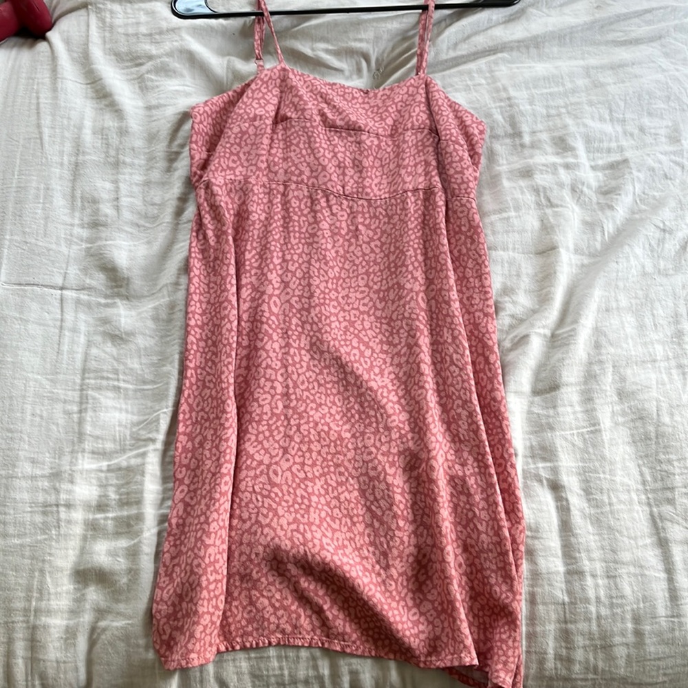 brand new! pink cheetah dress